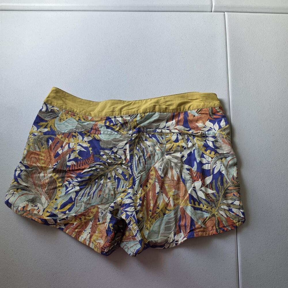 Patagonia Skimmer Shorts Womens 4 Multicolor Tropical Floral Swim Boardshort - Picture 2 of 10